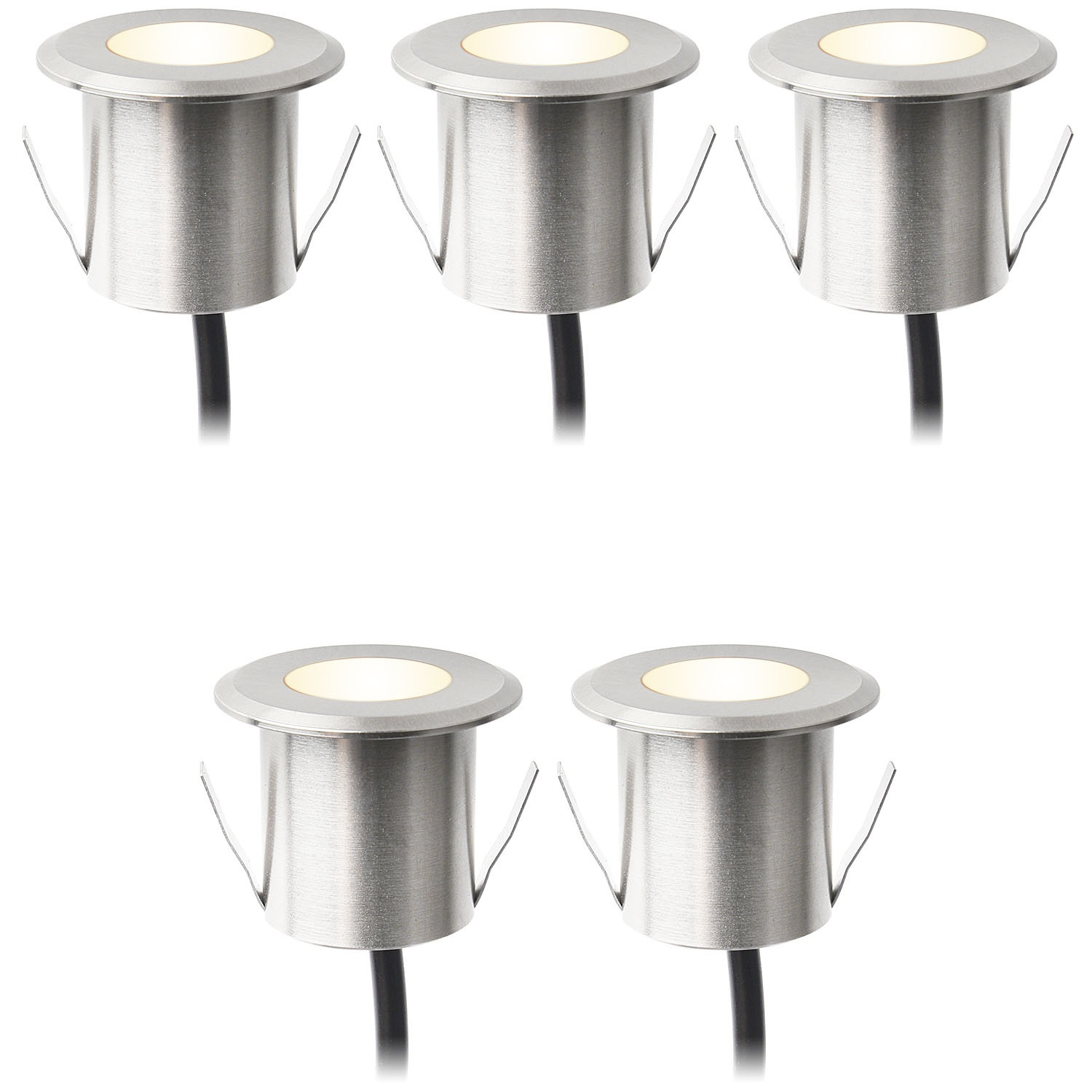 Dexter Decklight 5-pack Zilver