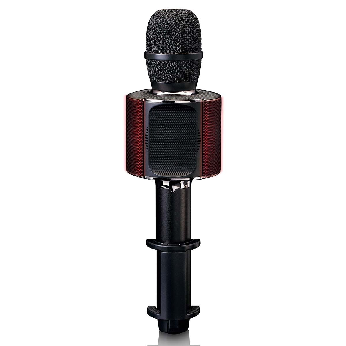 Bluetooth® Karaoke microphone with speaker & lighting Black