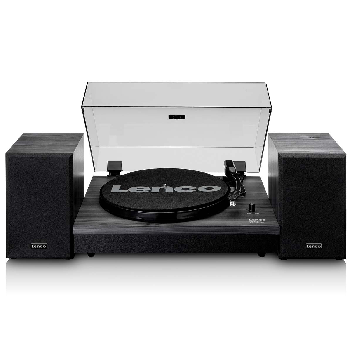Turntable with Bluetooth® and two external speakers Black