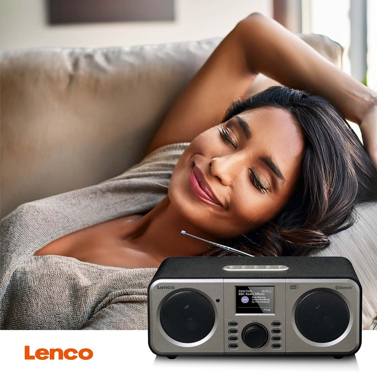 Radio stereo DAB+ FM con Bluetooth® Nero