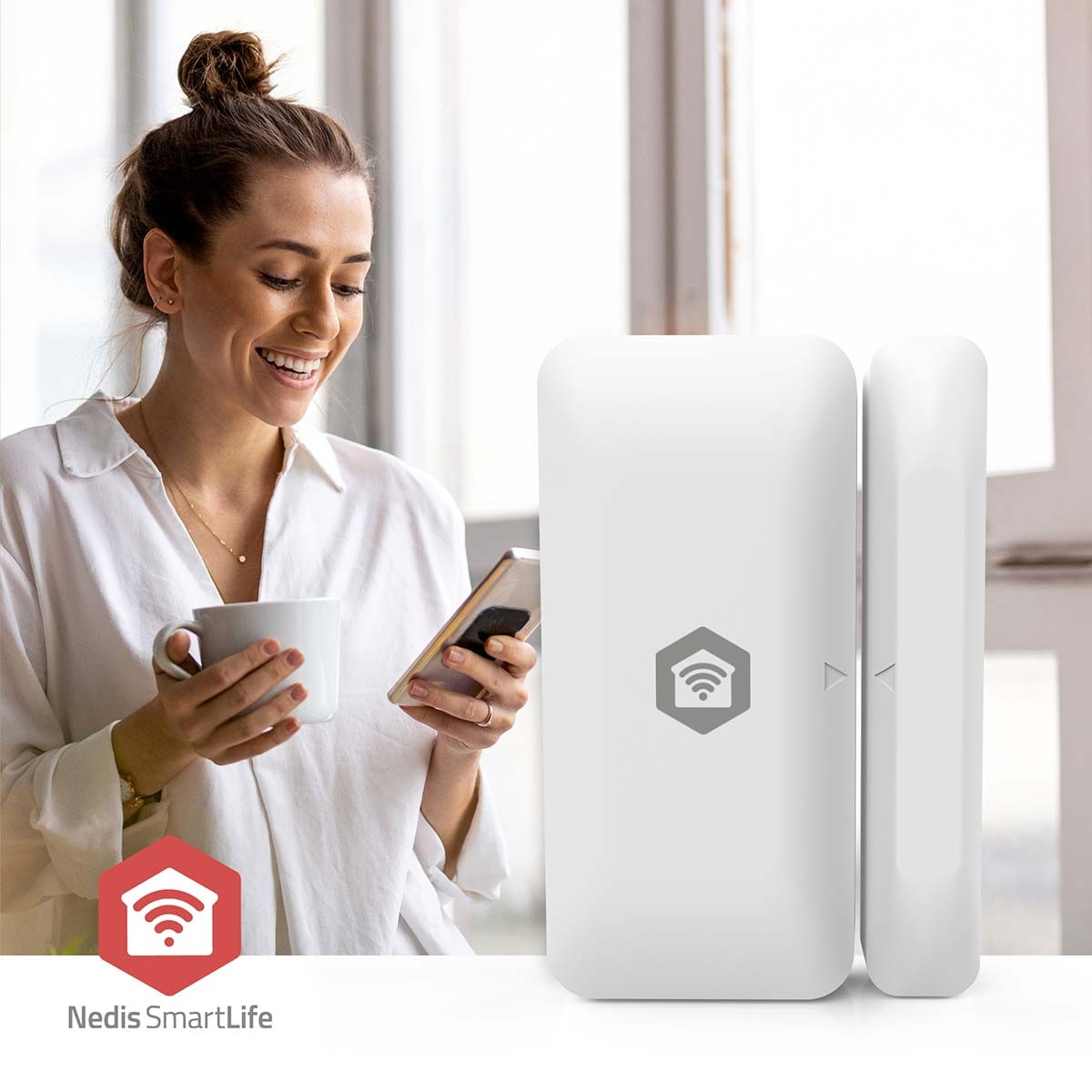 SmartLife Door Window Sensor | Zigbee 3.0 | Battery Powered | Andro...