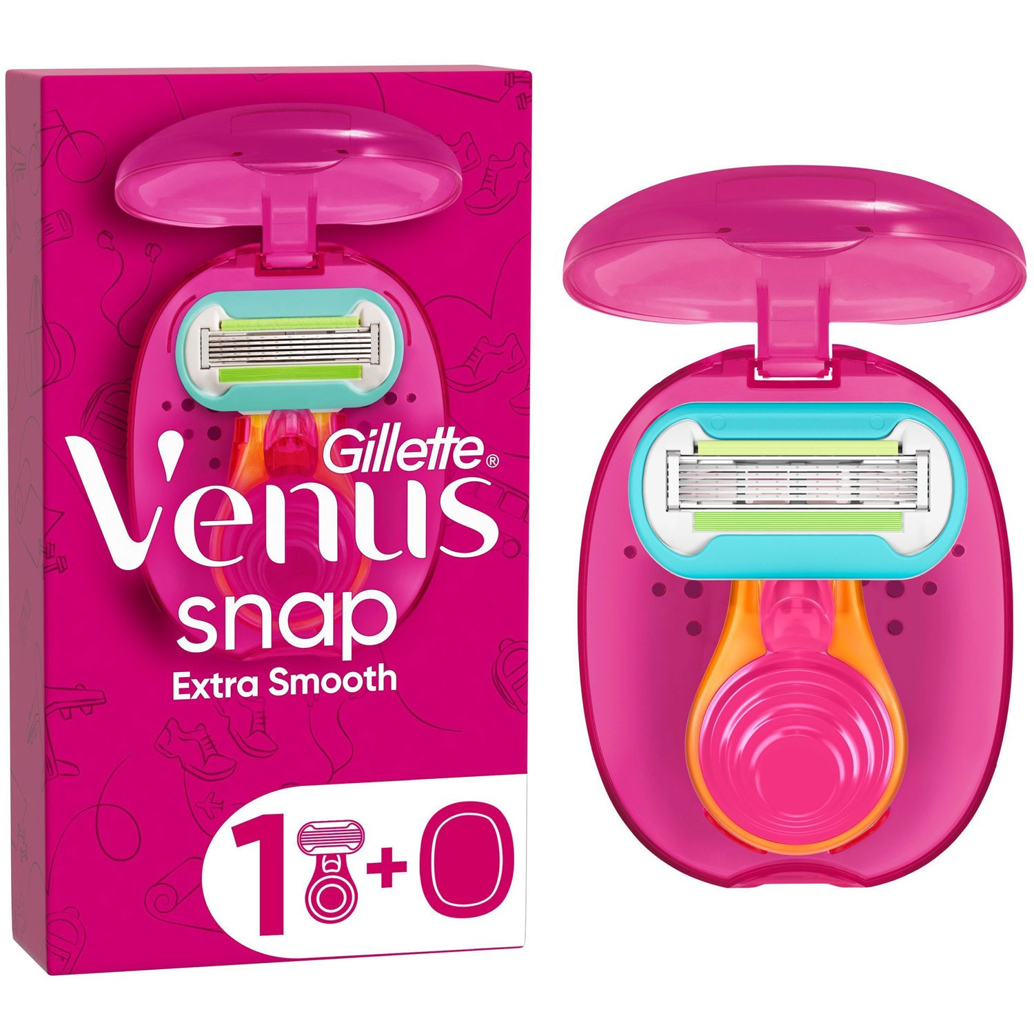 Scheermes Extra Glad Snap + 1 scheermesje