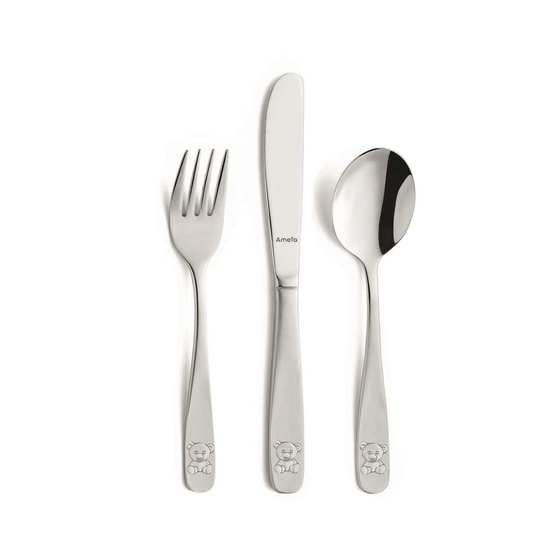 Talheres infantis Bear 3-p