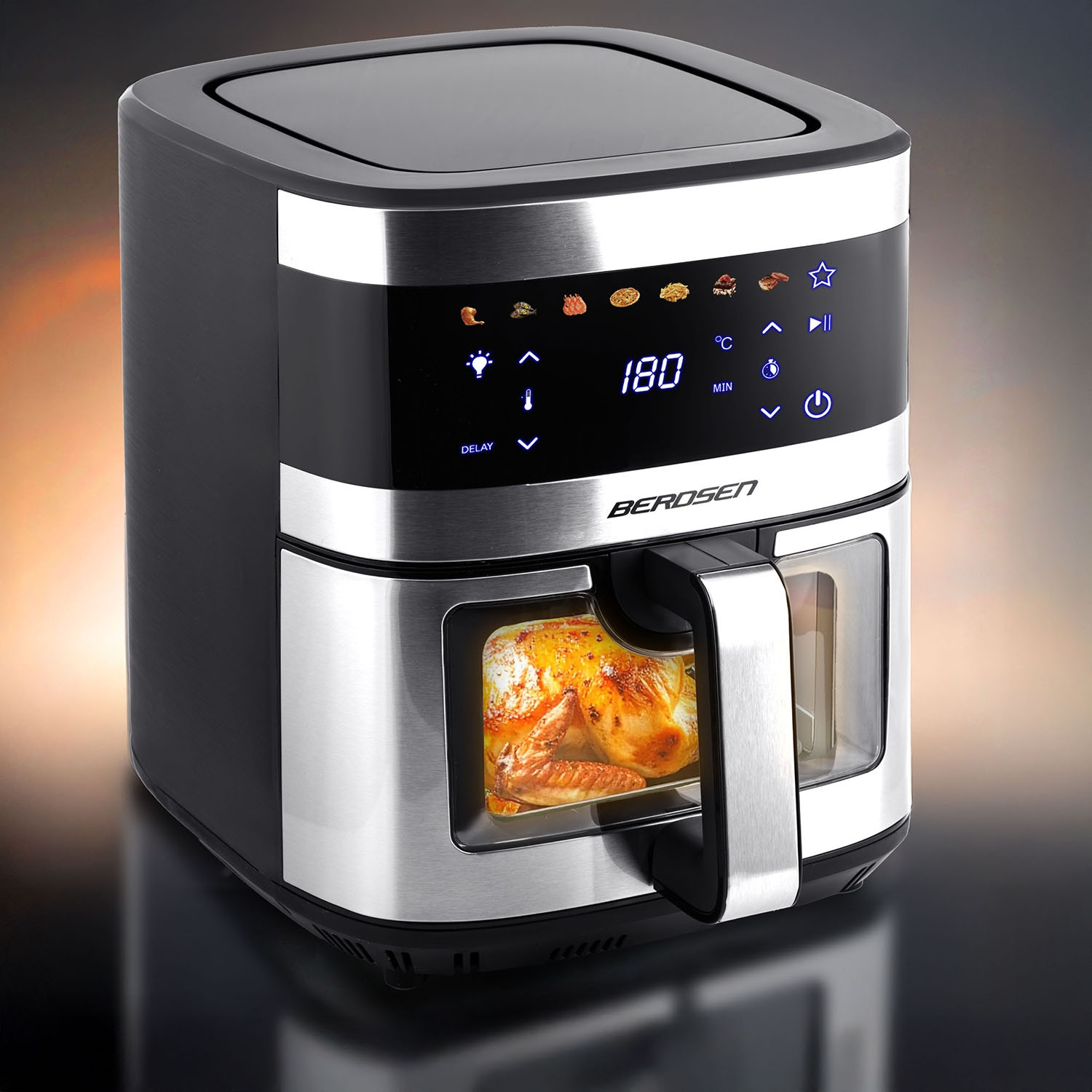 Friteuse à air Berdsen BD-656 argent