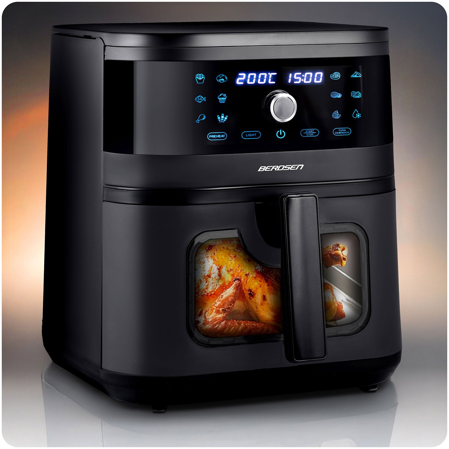 Friggitrice ad aria Berdsen BD-661 nera