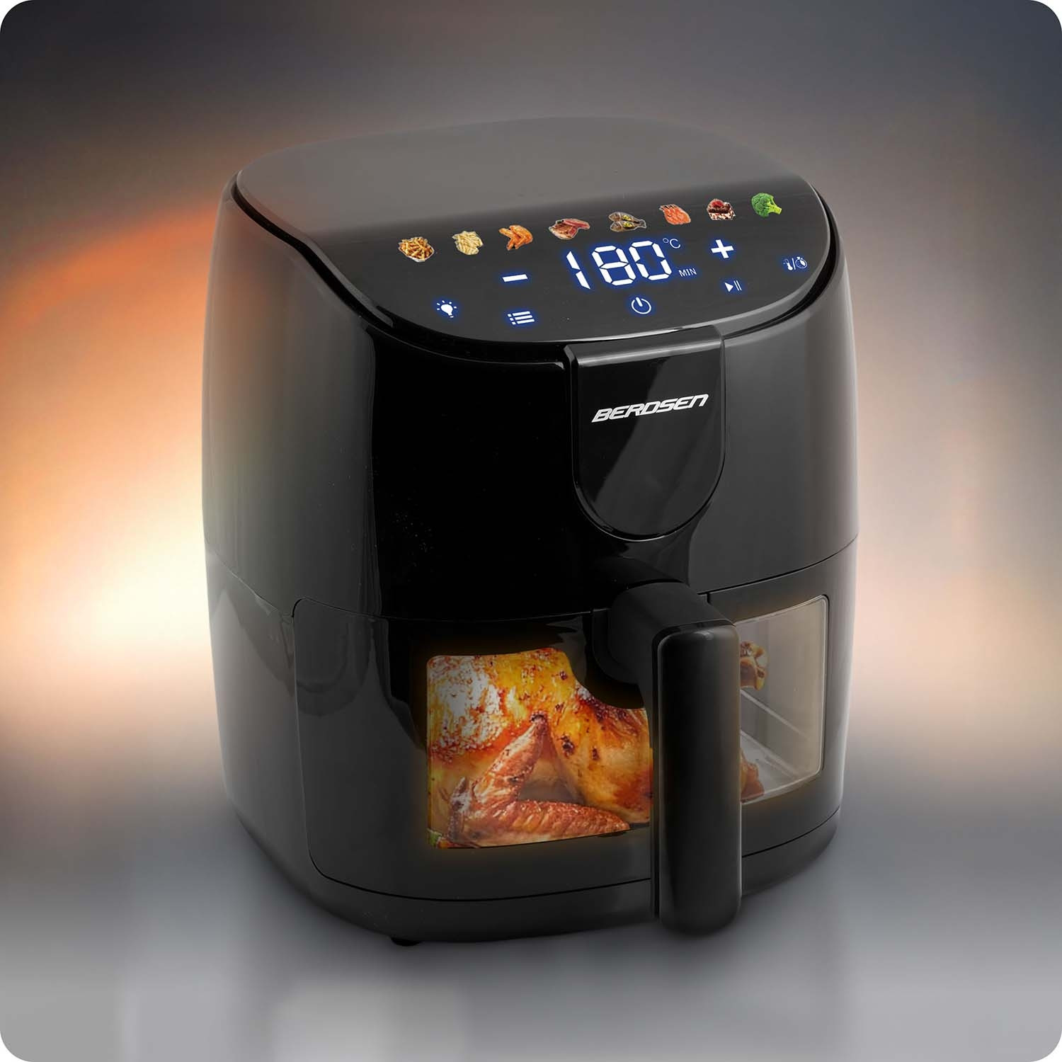 Friggitrice ad aria Berdsen BD-658 nera