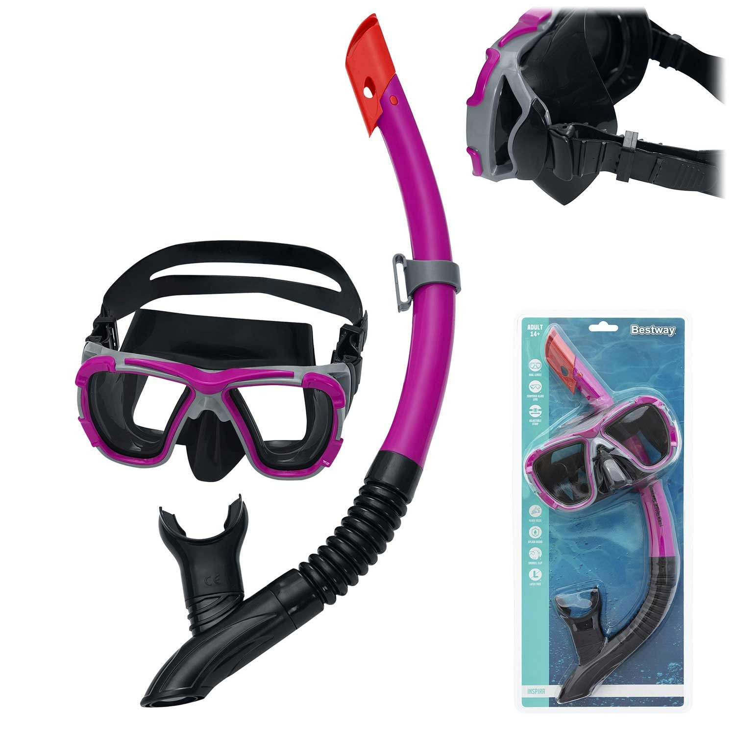 Set da immersione viola Bestway 24021