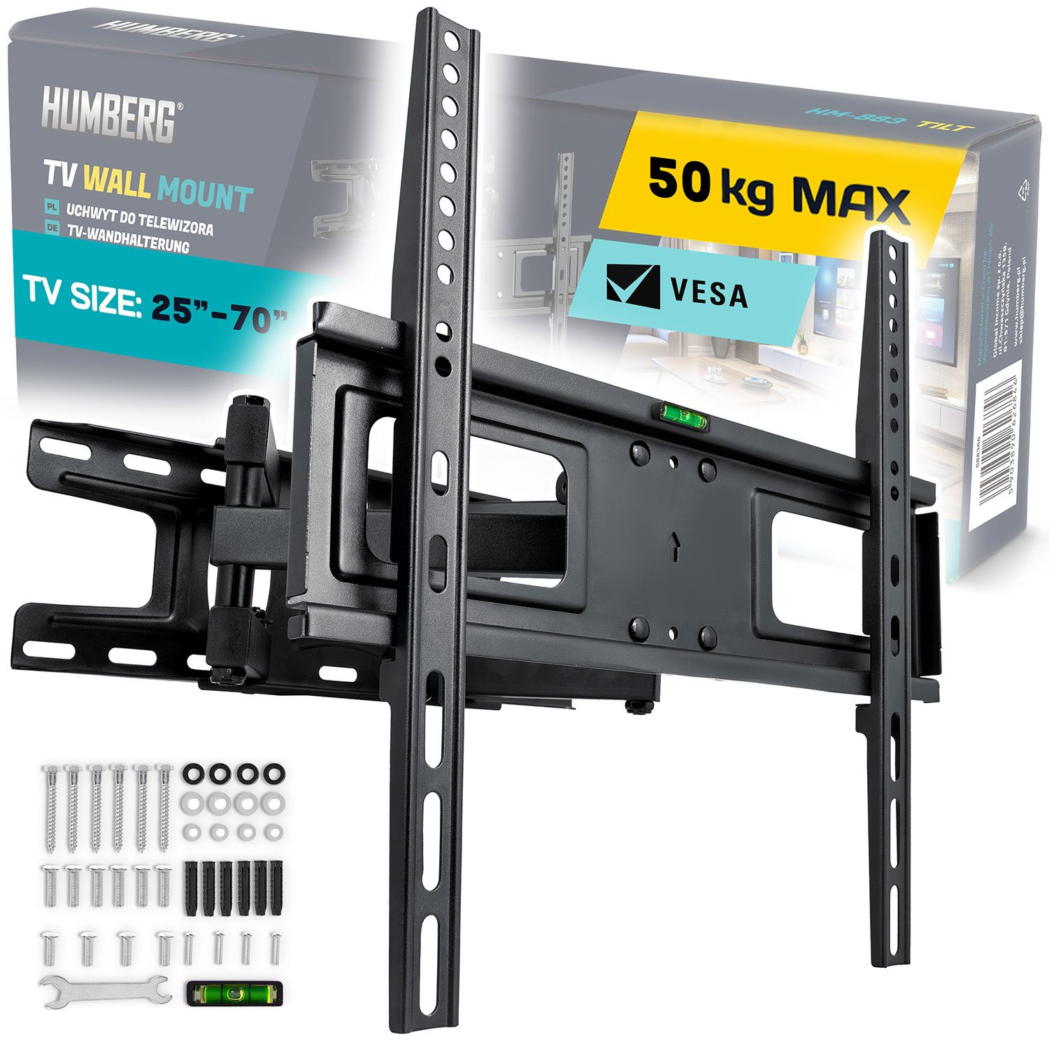 Suporte de TV 25-70 polegadas Humberg 50 kg