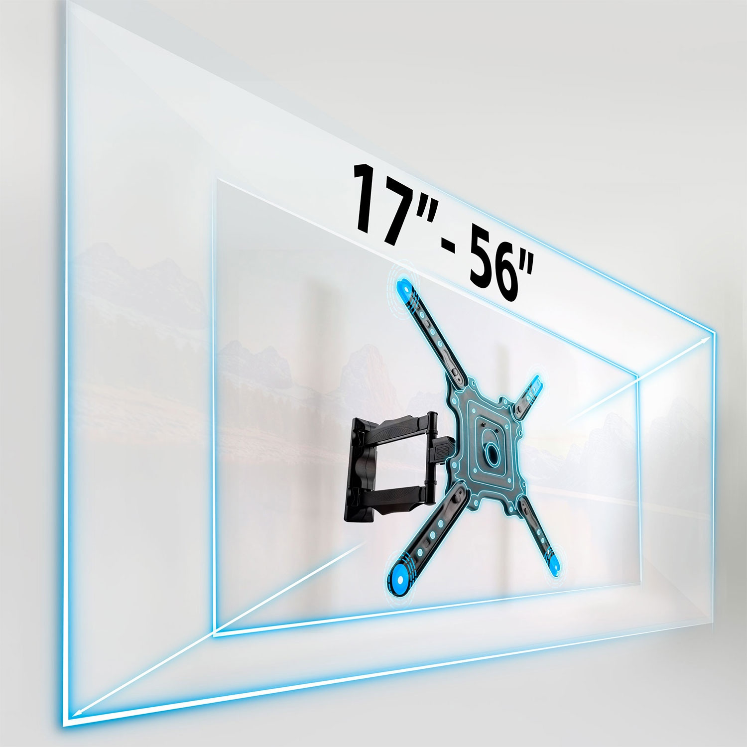 Suporte de TV 17-56 polegadas Humberg 35 kg