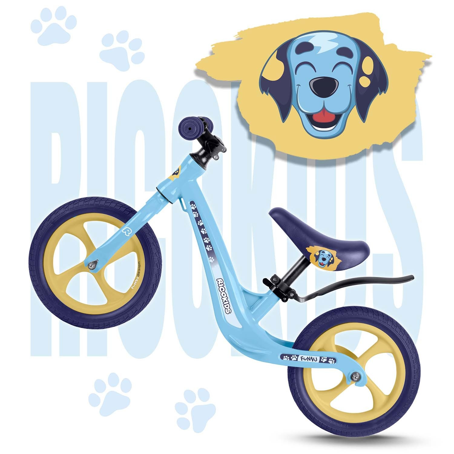 Loopfiets voor kinderen Ricokids FUNNU