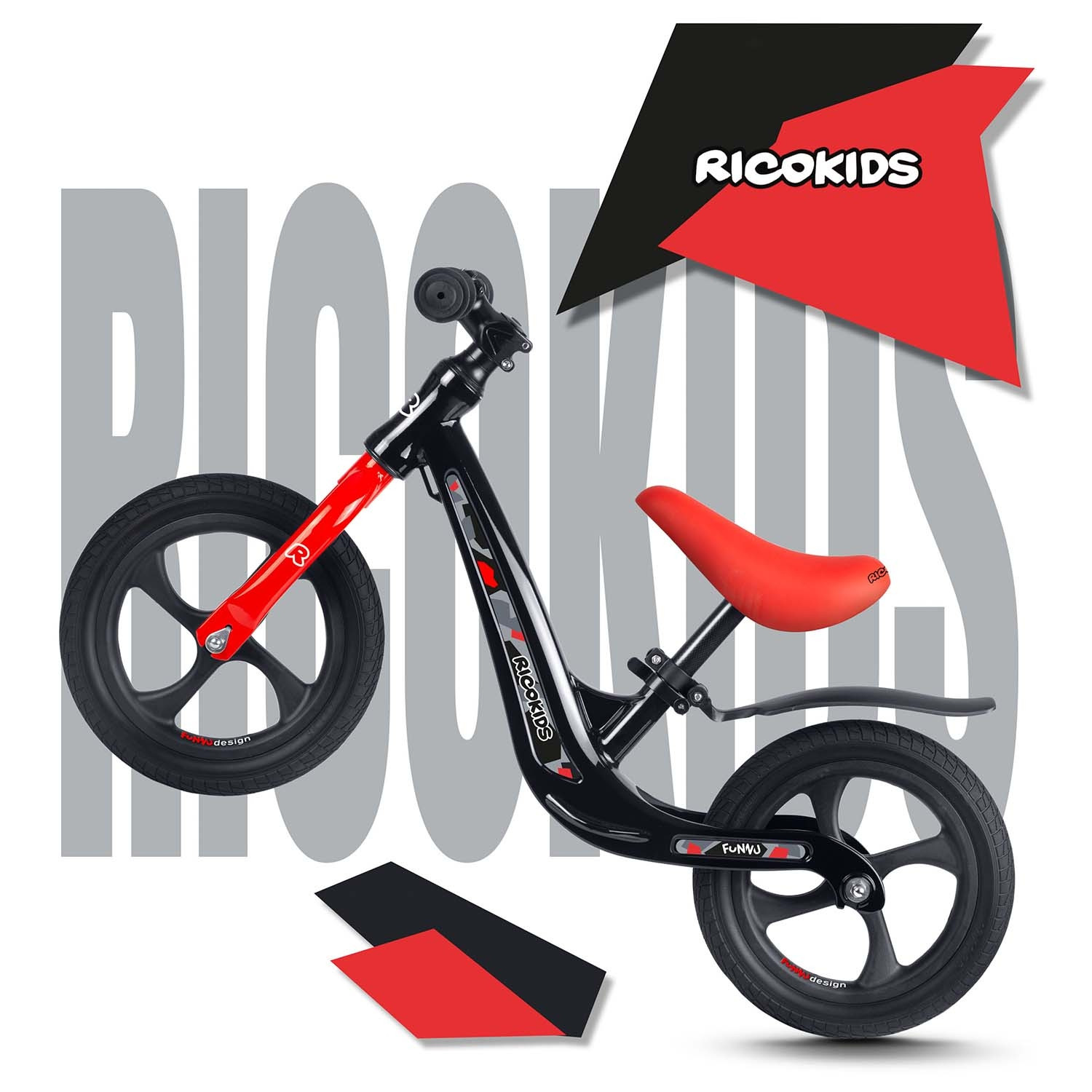 Loopfiets voor kinderen Ricokids FUNNU