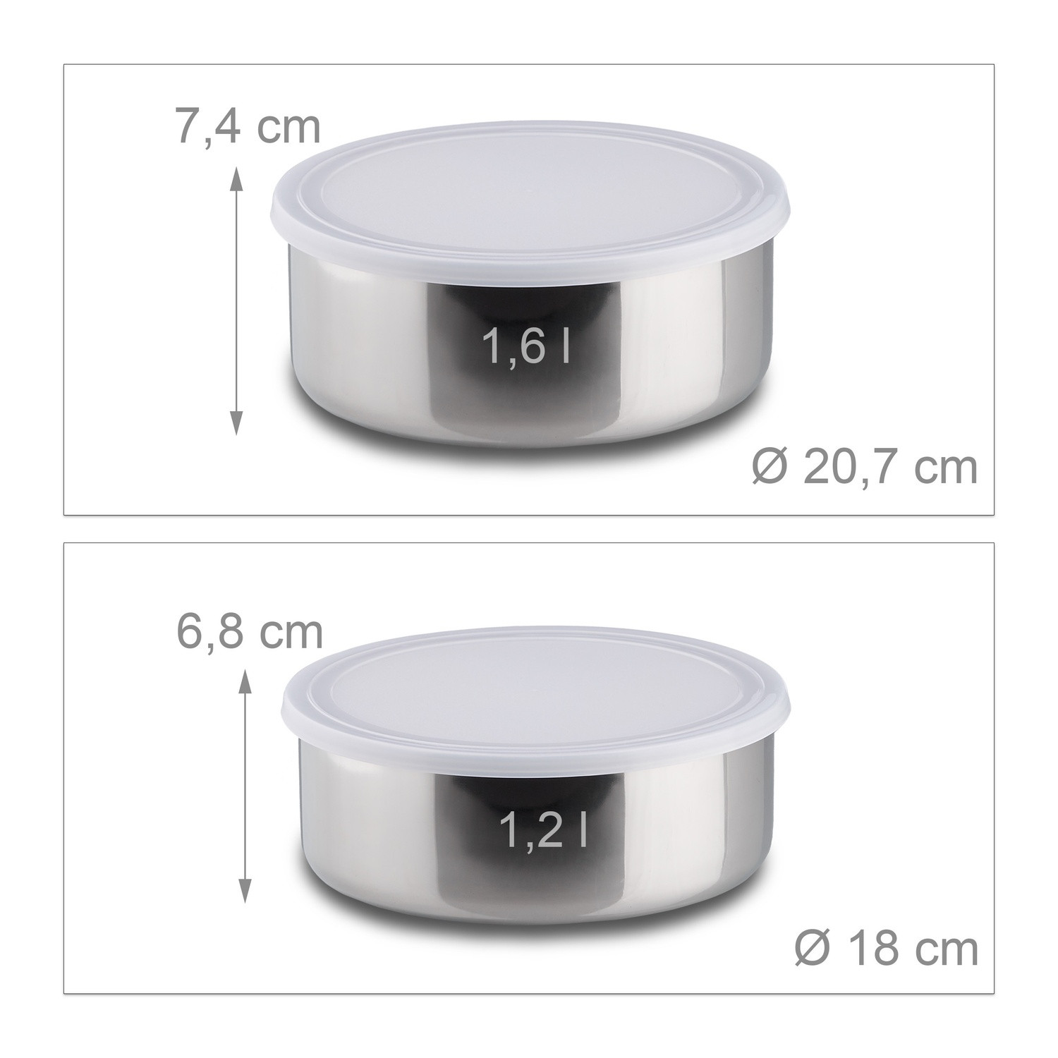 Conjunto de tigelas de 5 peças
