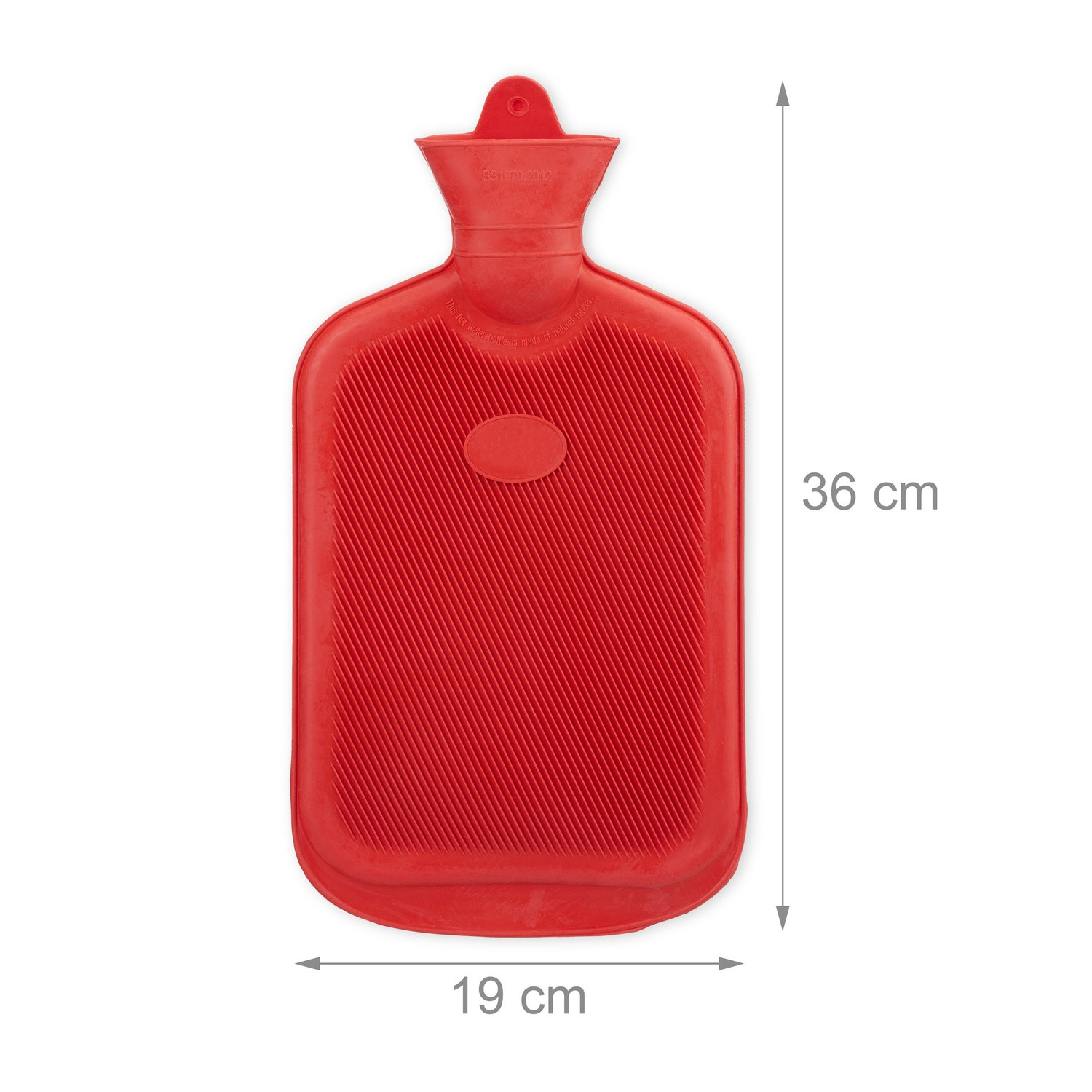 Wärmflasche ohne Bezug