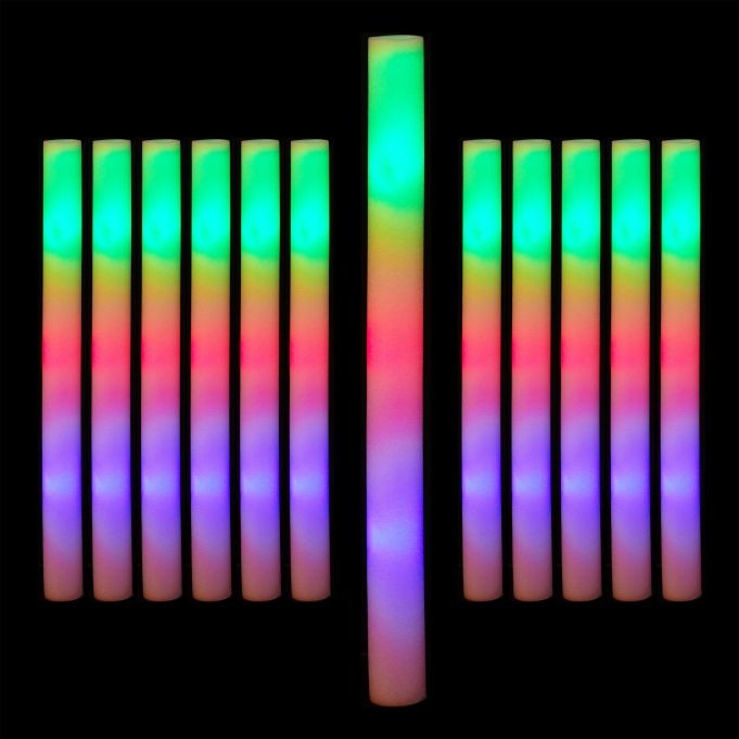 Set van 12 LED-glowsticks