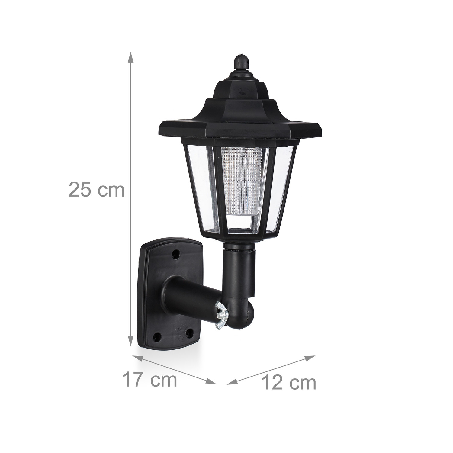 Conjunto de 2 lanternas solares de parede