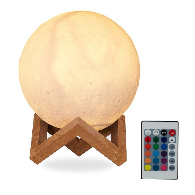 Mondlampe 3D Farbwechsel
