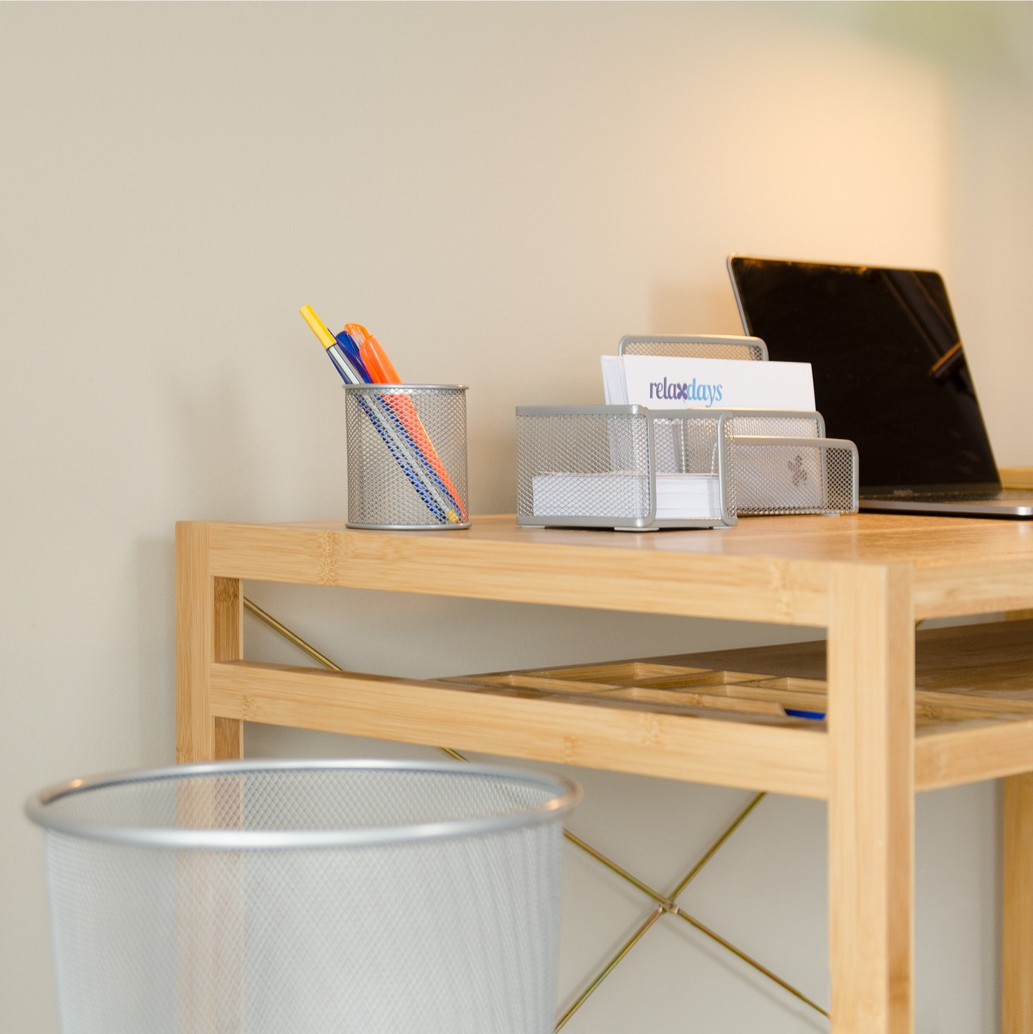 Set organizer da scrivania da 4 pezzi