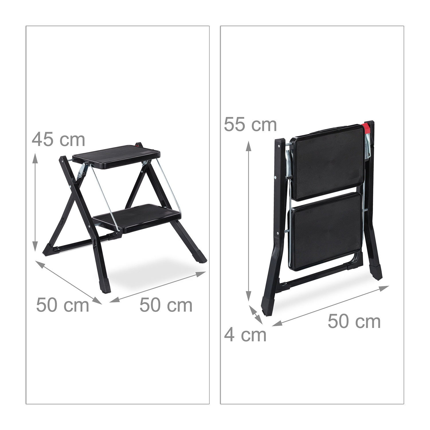 2-Rung Folding Step Ladder