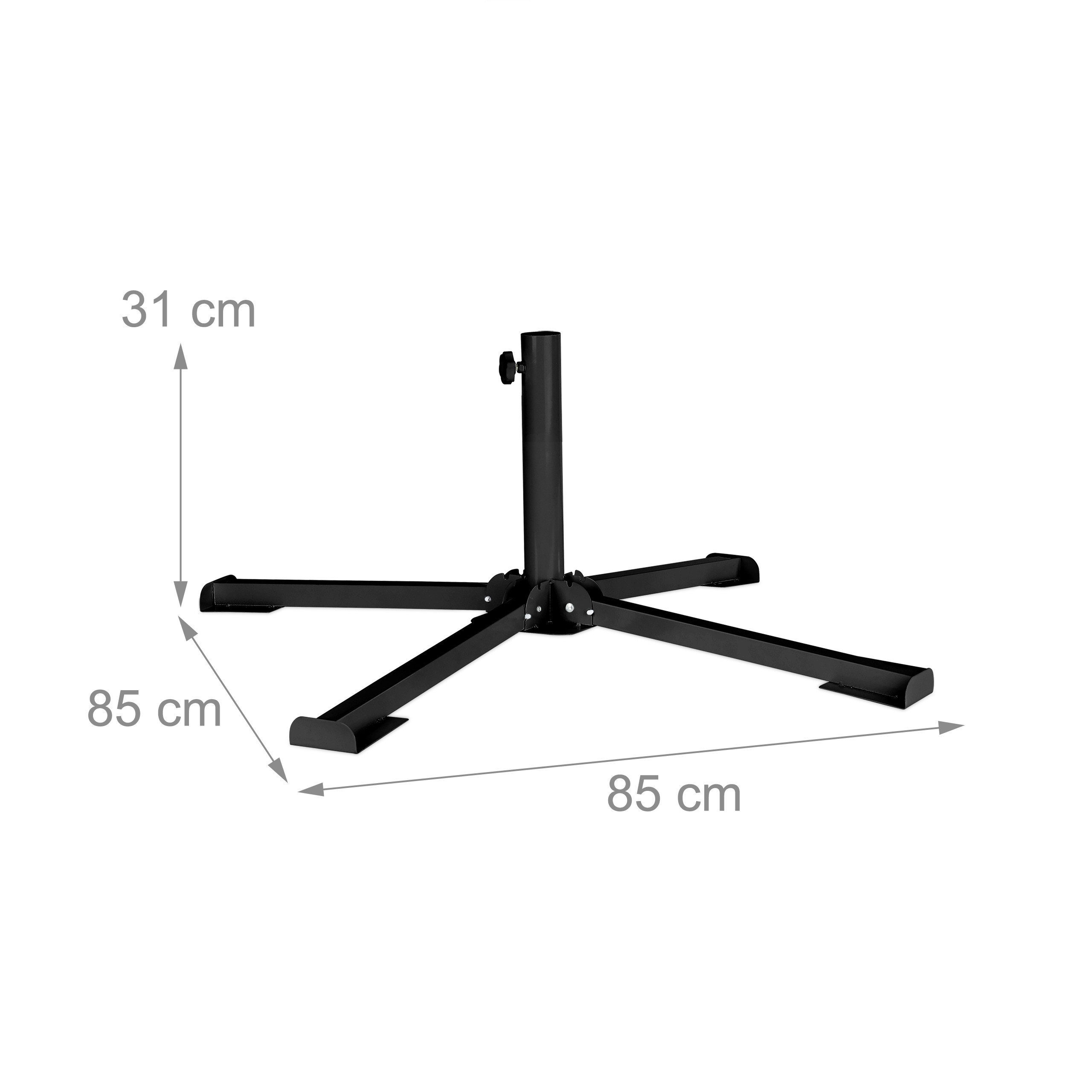 Base de sombrilla negra
