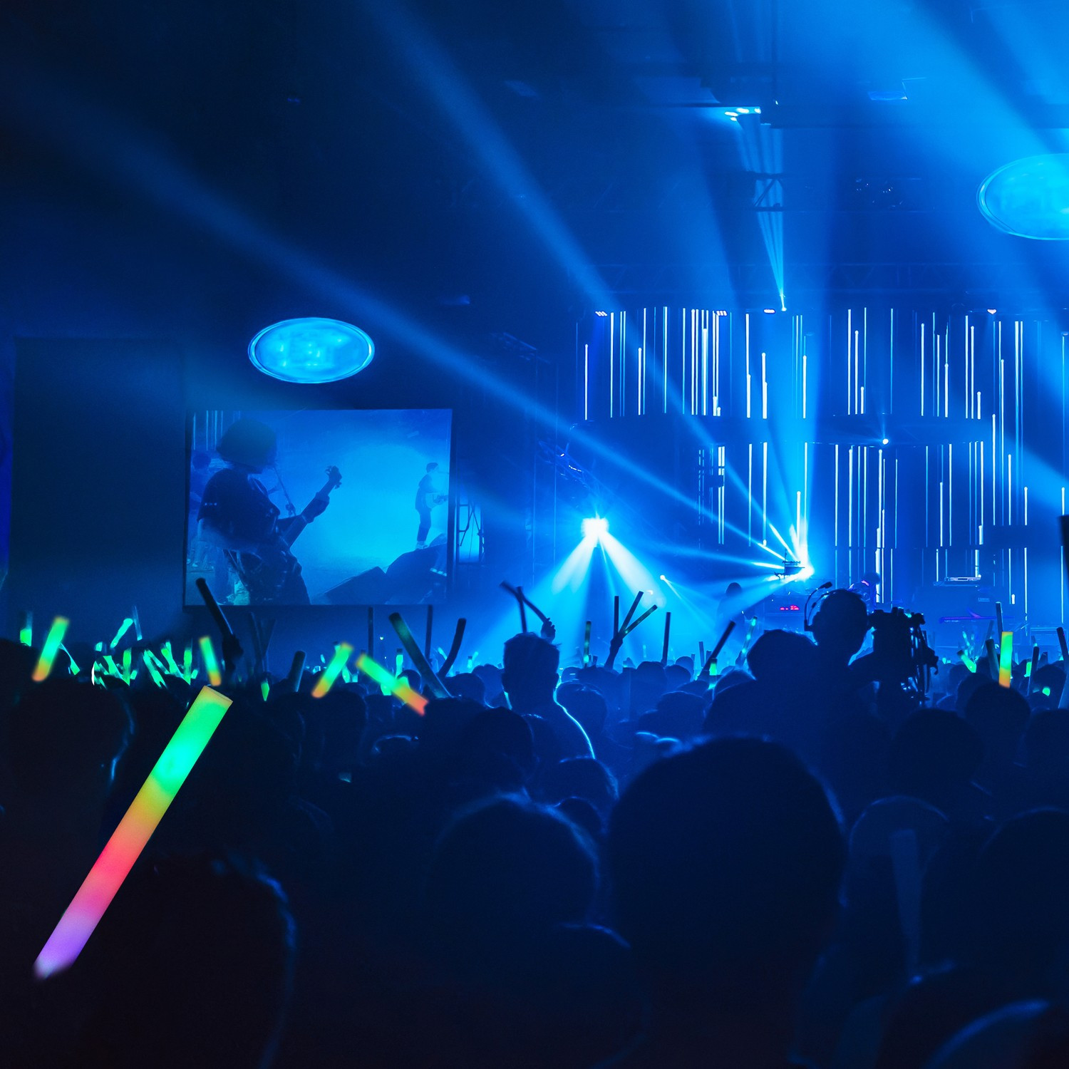 Set van 12 LED-glowsticks