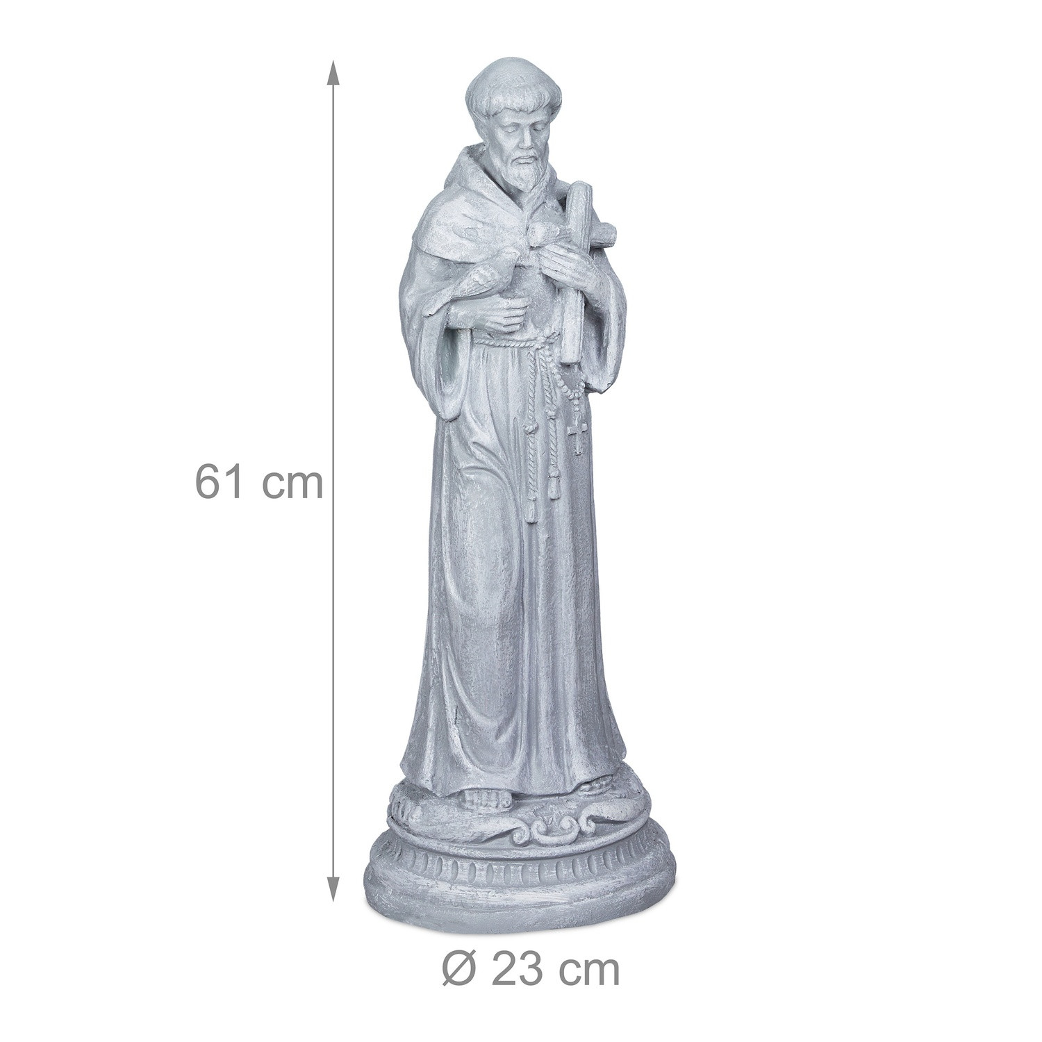 Religiöse Gartenstatue
