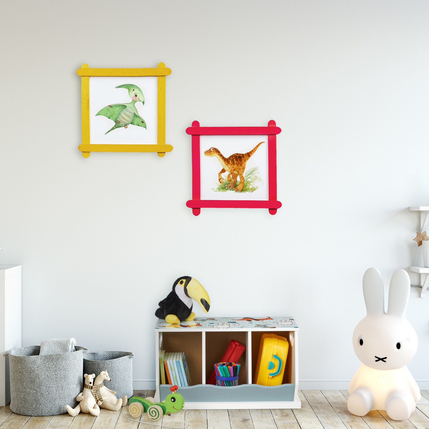 Rangement de jouets à 3 compartiments