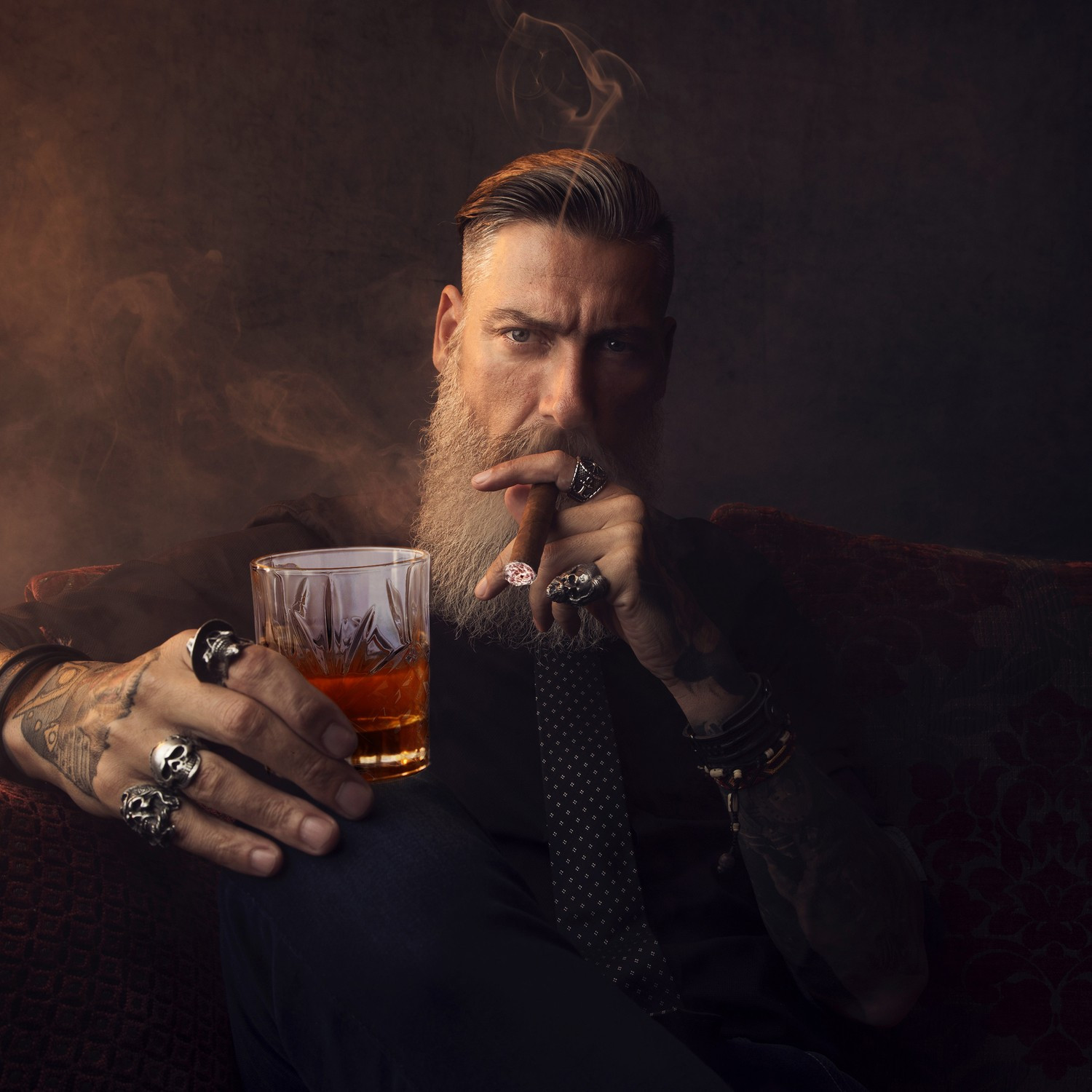 Set di 4 bicchieri da whisky