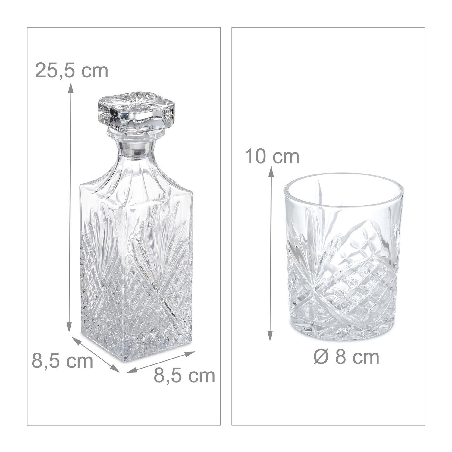 Ensemble de 4 verres à whisky