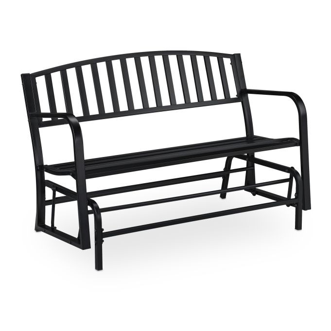 Banc pivotant pour jardin