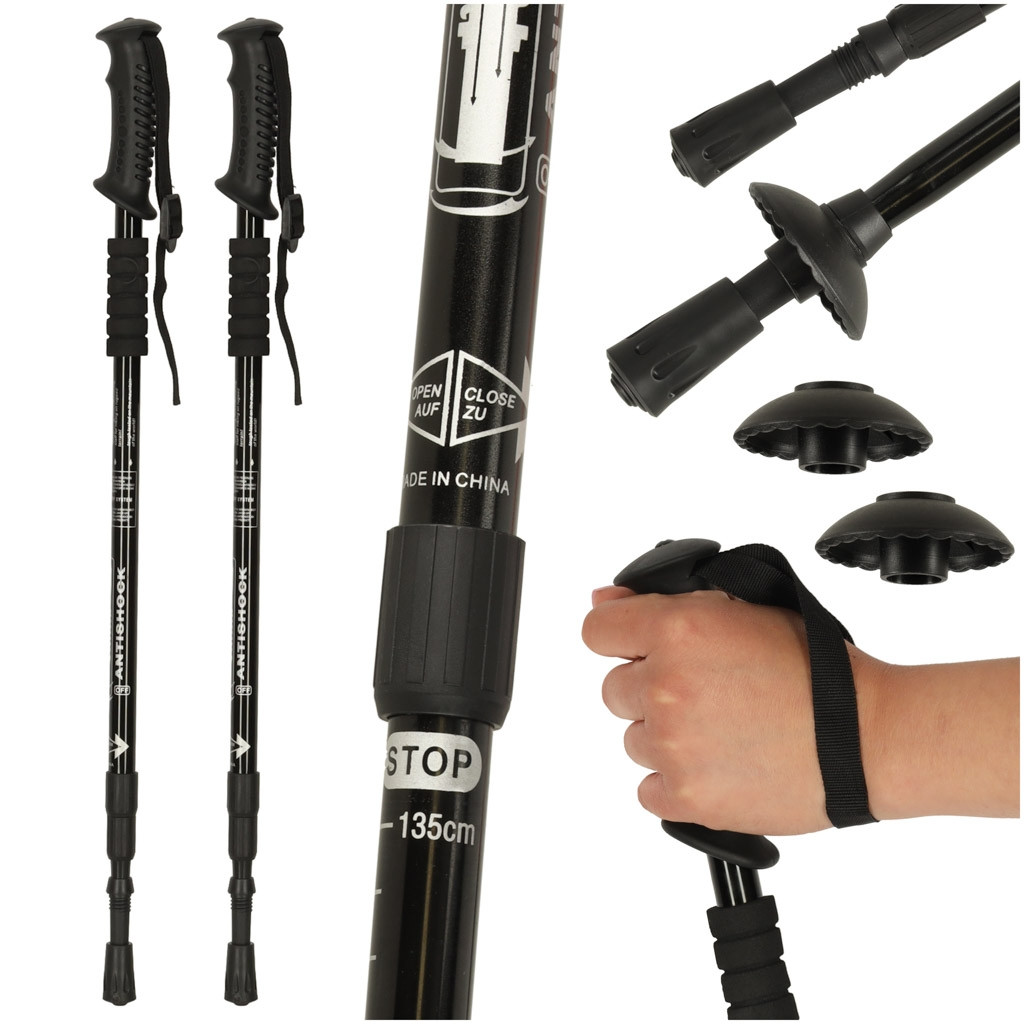 Folding Nordic walking poles