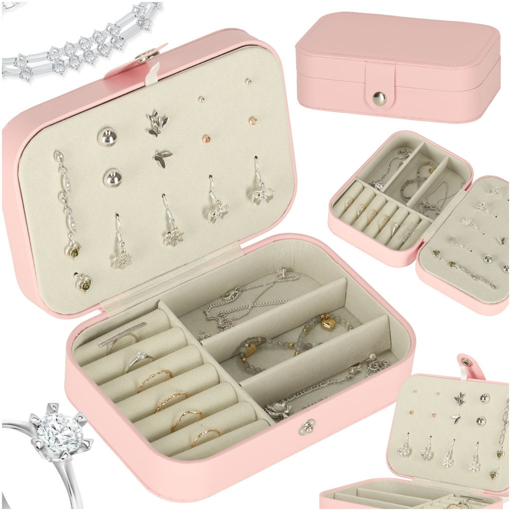 Schmuckkästchen Organizer rosa