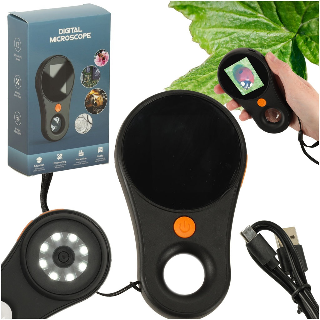 Digital microscope magnifier magnification 500x 2Mpx