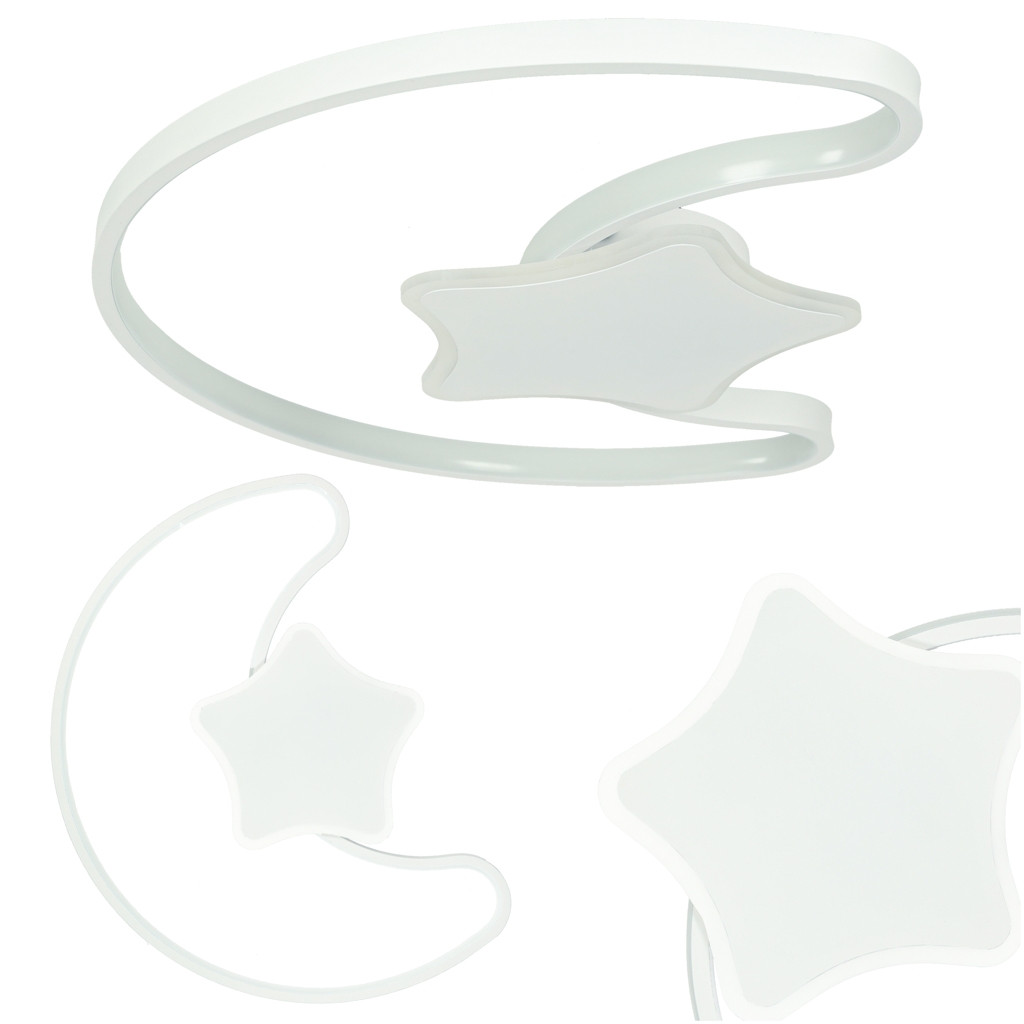 Ceiling plafond LED wall lamp moon remote control