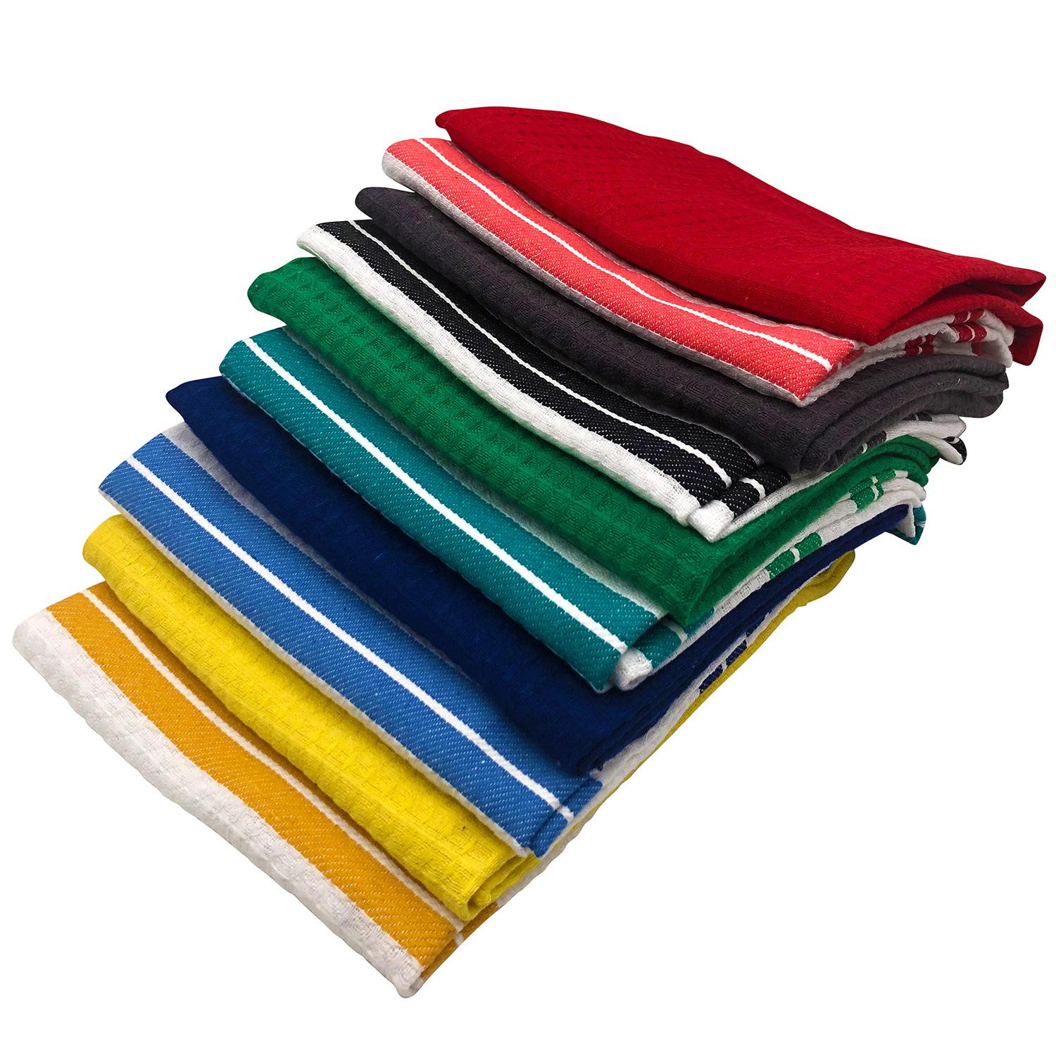 10x Strofinacci in Cotone - Multicolore