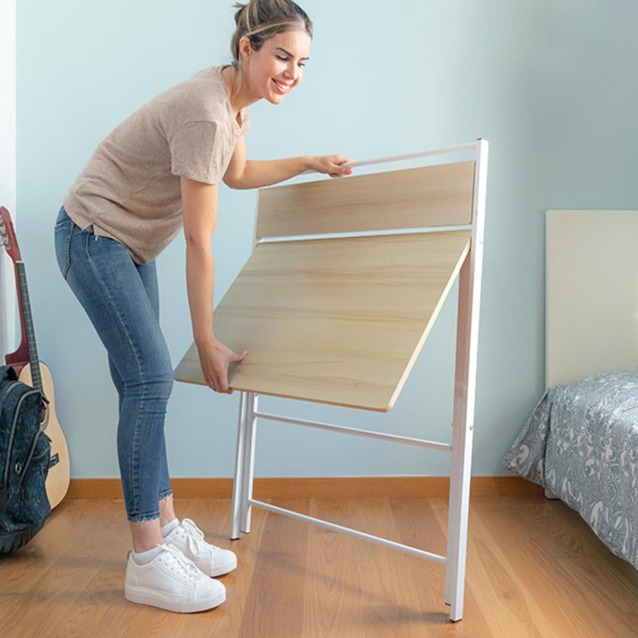 Desk with Shelf - Foldable
