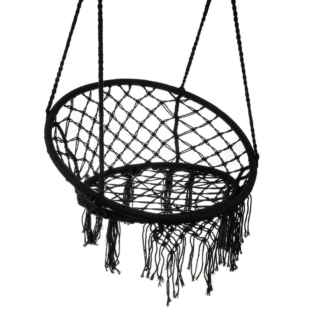 Hangstoel - Zwart