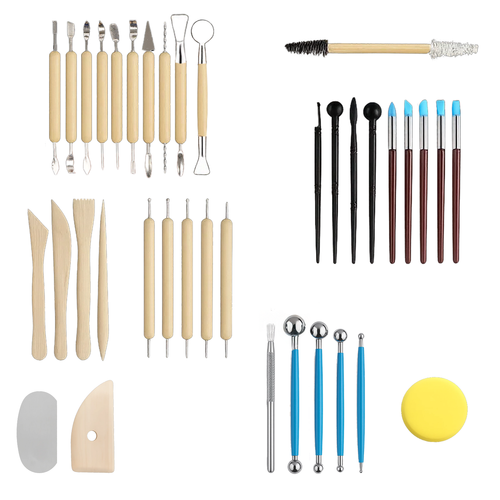 Set di strumenti per modellare e scolpire, 10 pezzi