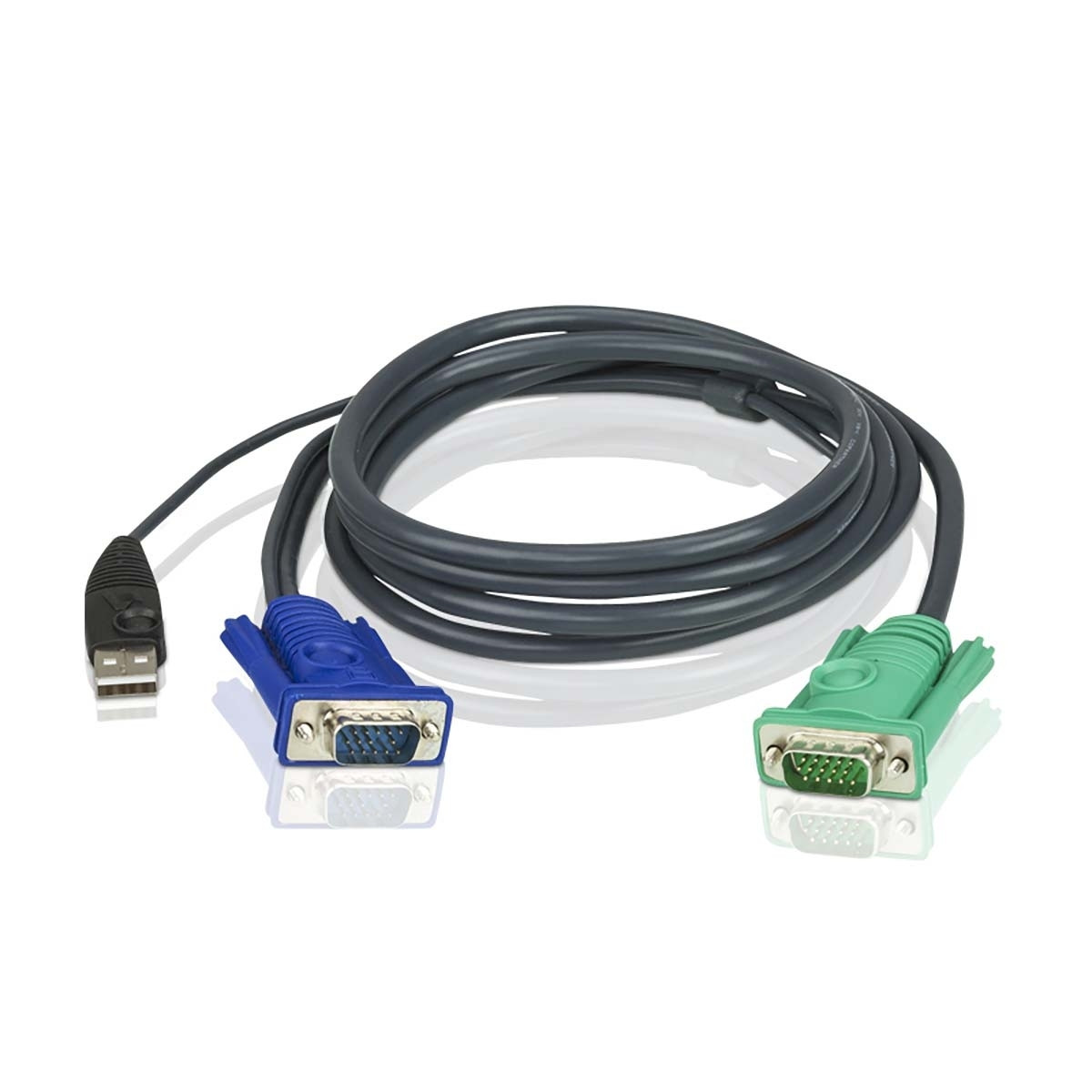 Cable KVM VGA dígitos / USB A dígitos - Aten SPHD15-G 1,8 m