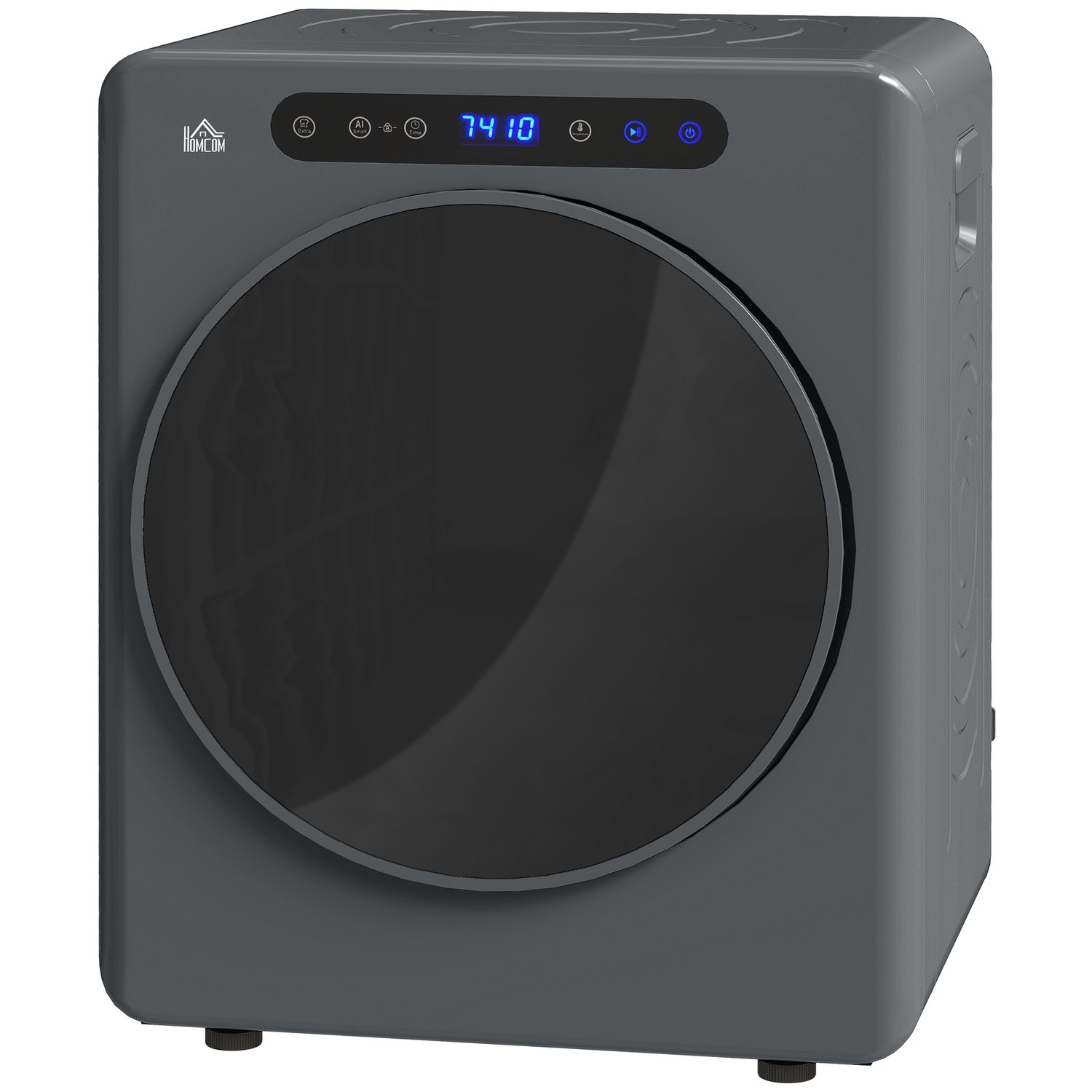 Sèche-linge compact, capacité de 4 kg, 6 programmes, commandes tact...