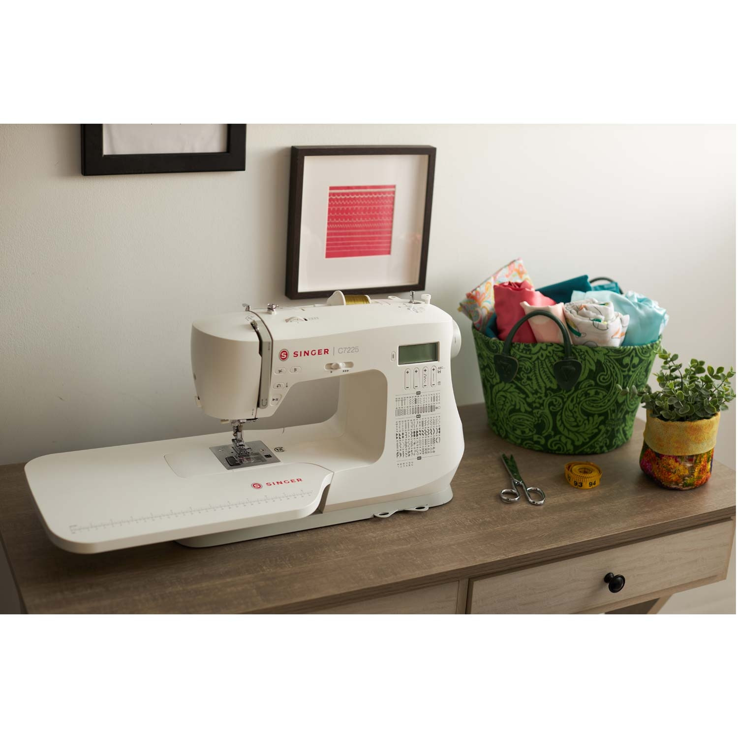 Electronic Sewing Machine with Extension Table, 97 Stitches