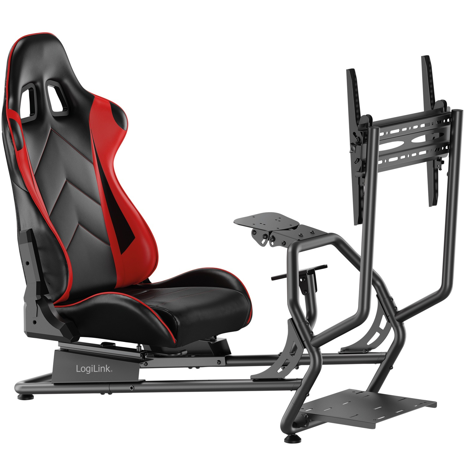 Cockpit de simulateur de course avec support d'écran 32-50"