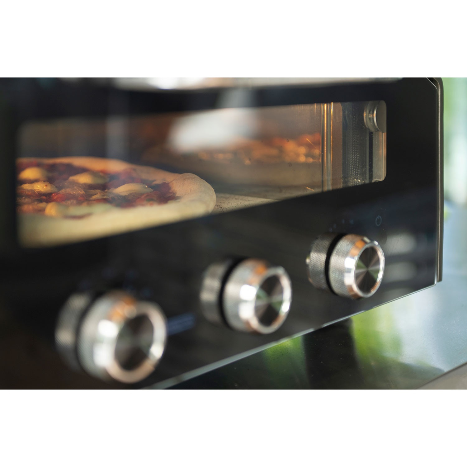 Four à pizza électrique, multifonction, 8 programmes, 100-450 °C