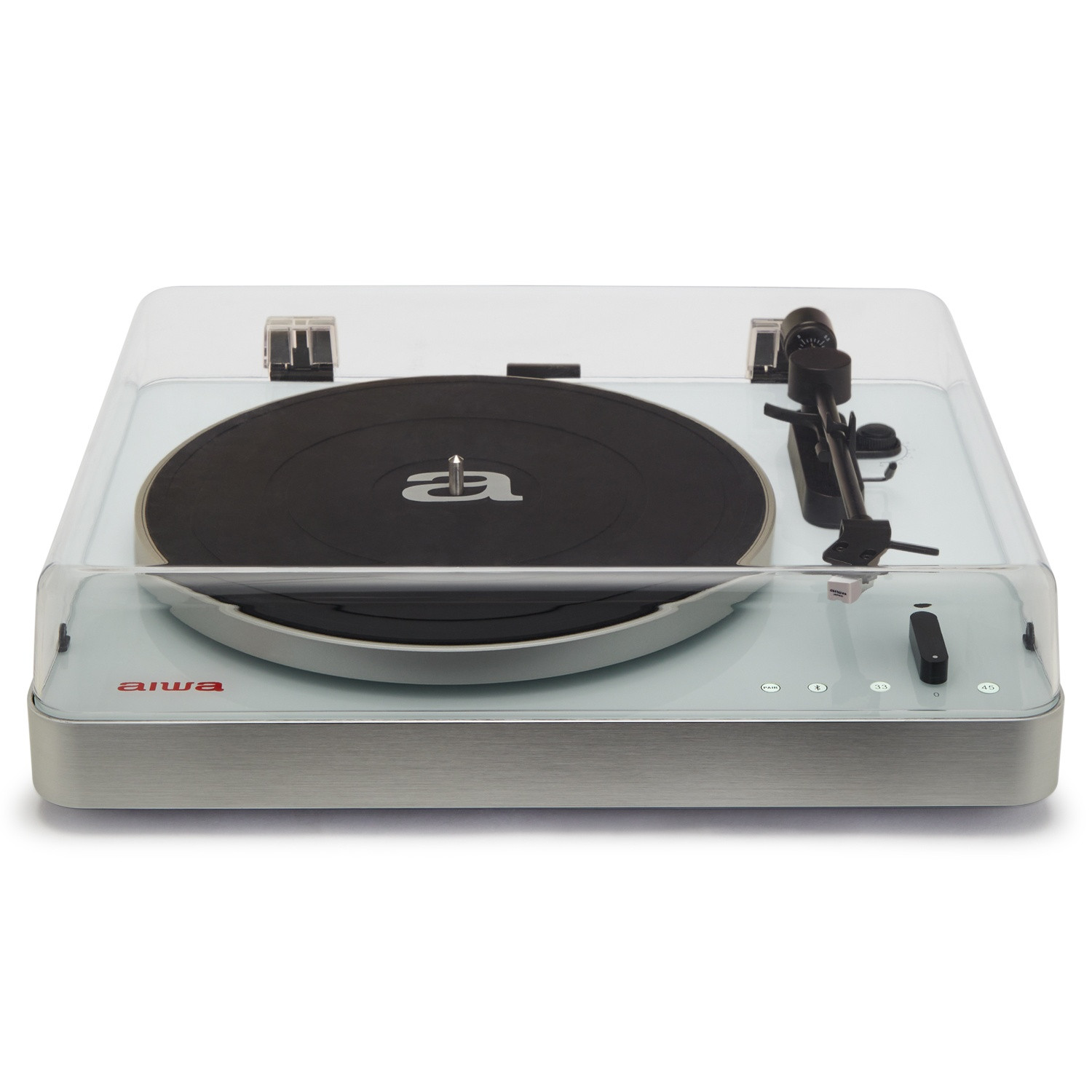 Bluetooth Turntable with USB Recording, 2 Speeds