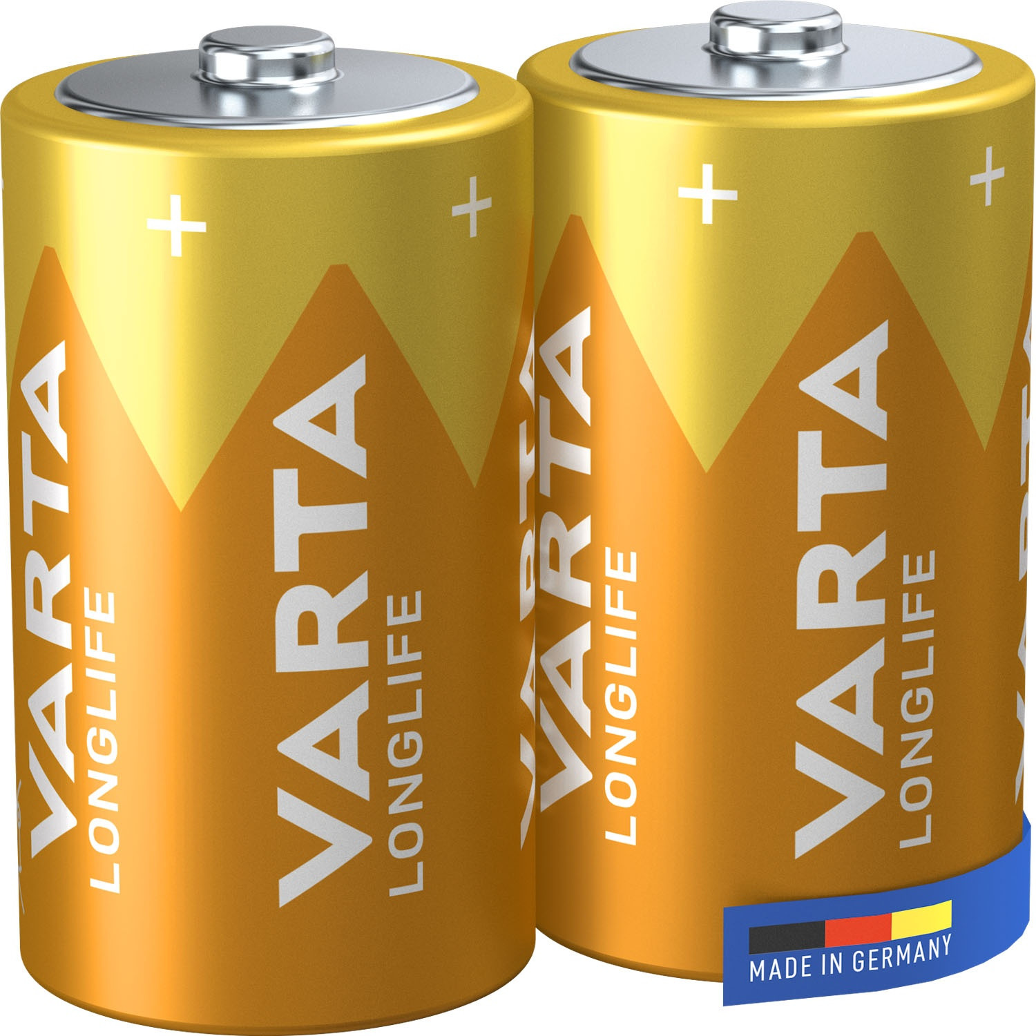 D-Batterien, langlebig, 2er-Pack, Alkaline