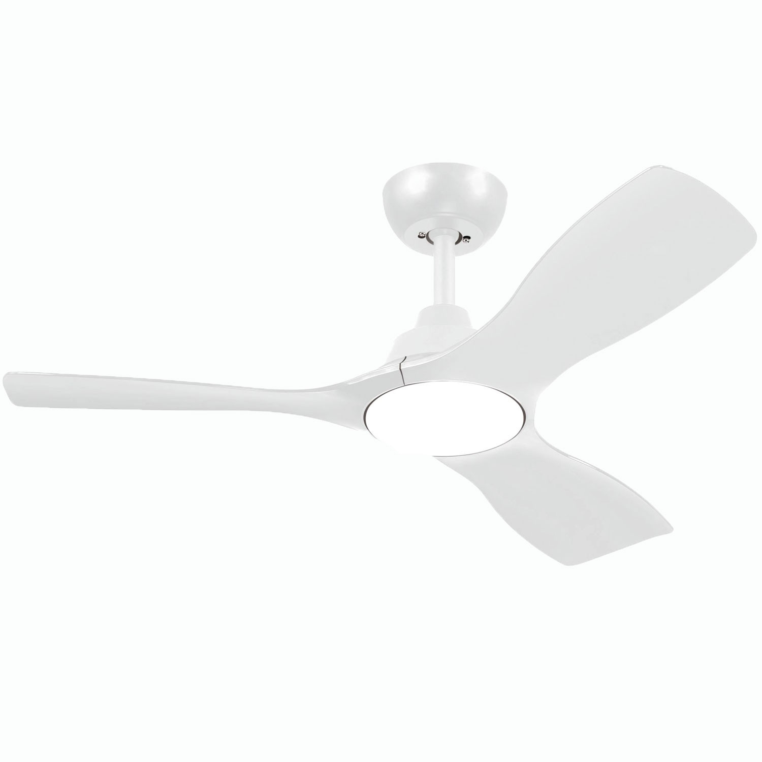 Ceiling Fan Light, Adjustable White LED, Ø106 cm, Remote-Controlled
