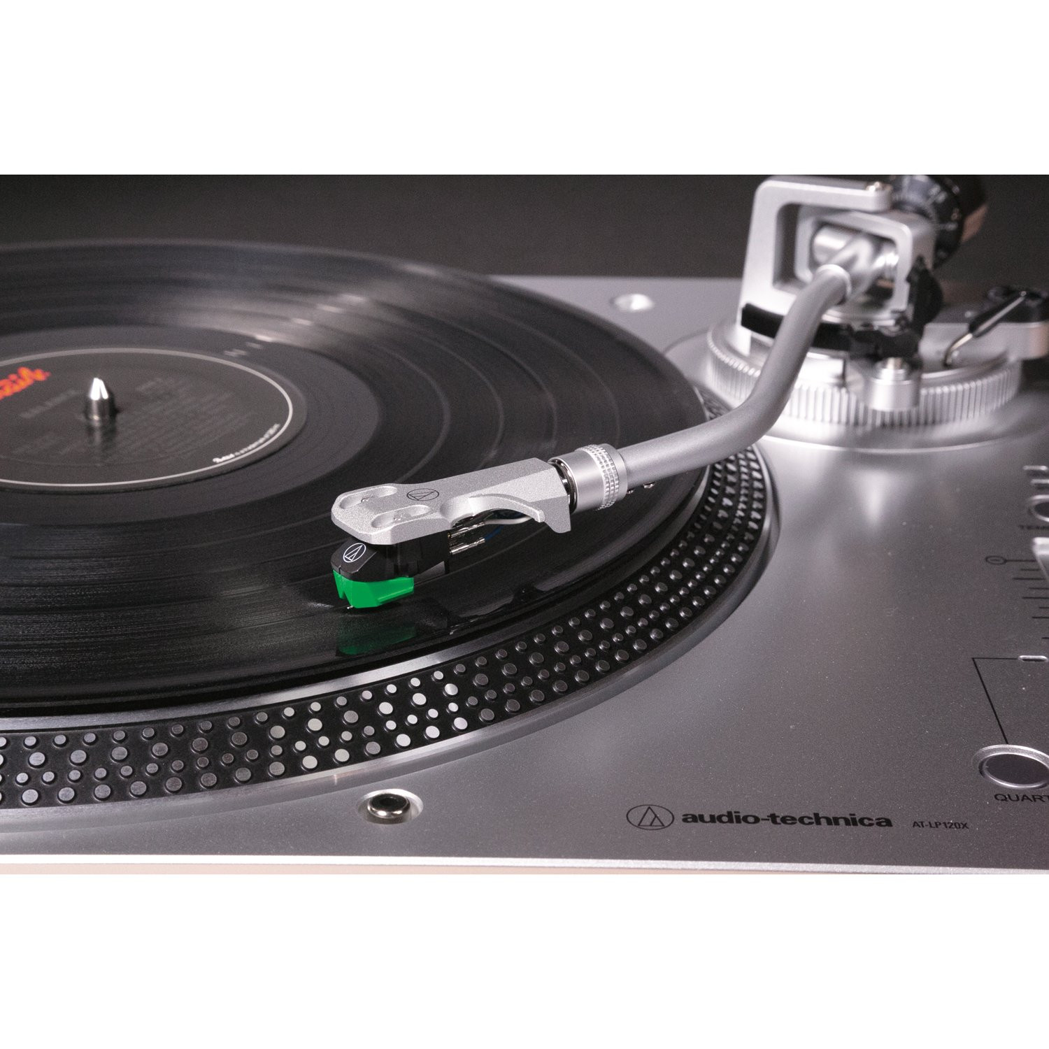 Toca-discos Direct Drive com USB, Manual, Prata