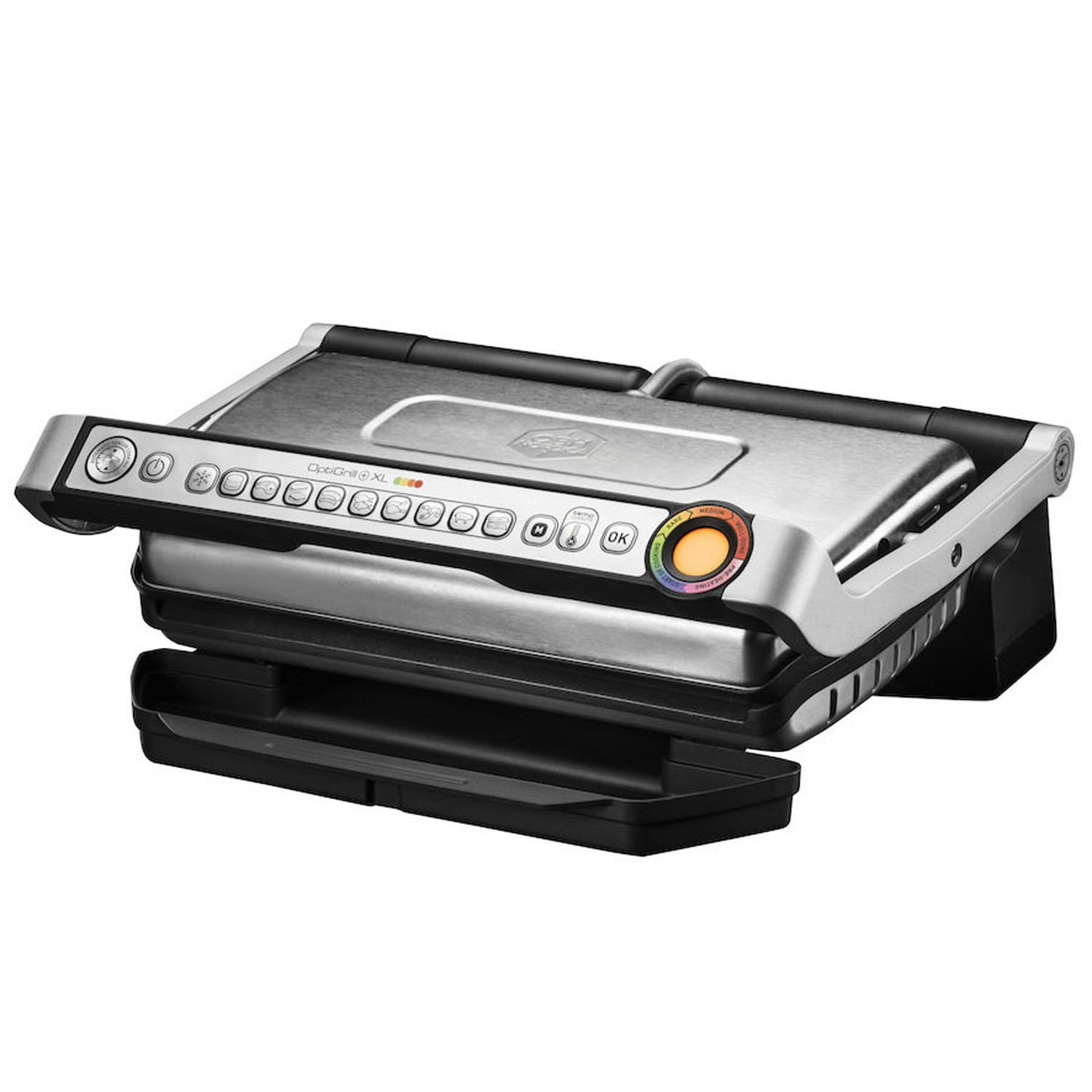 Elektrogrill mit Sensor, 9 Programme, Antihaftplatten