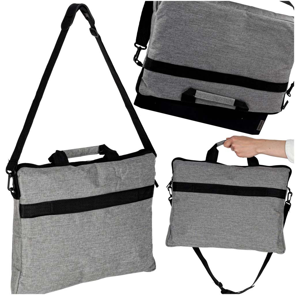 Bolsa para laptop 15,6 polegadas com alça – cinza