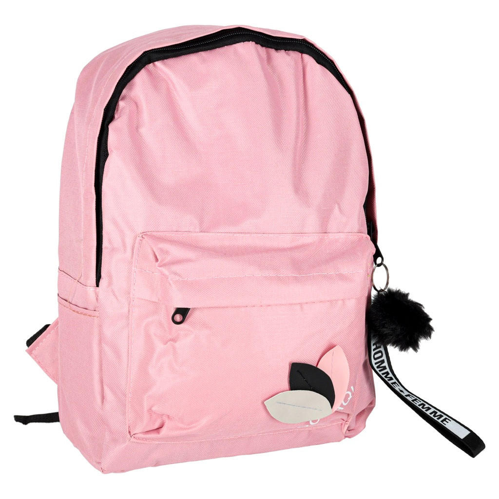Rosa Schulrucksack, Einzelfach