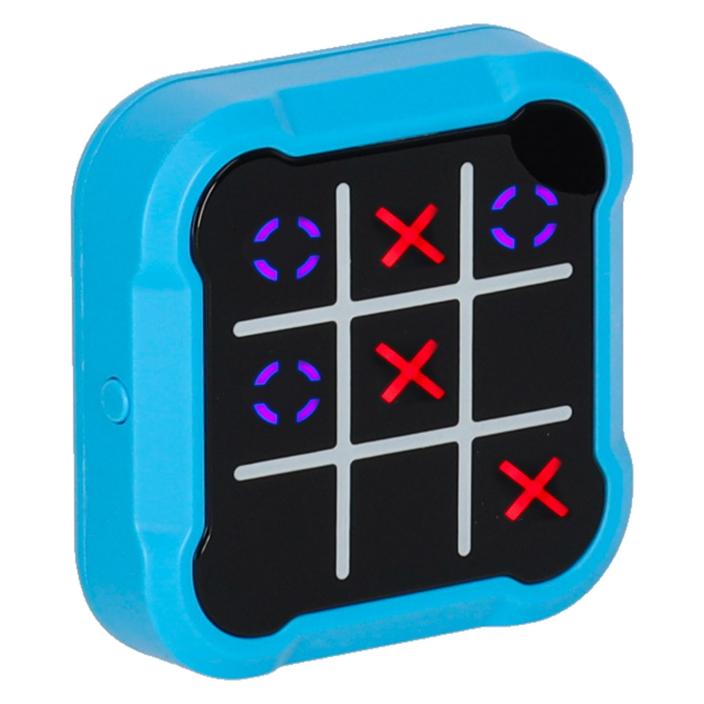 Gioco elettronico del tris – Console portatile blu